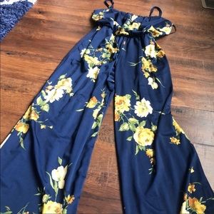 Floral jumpsuit